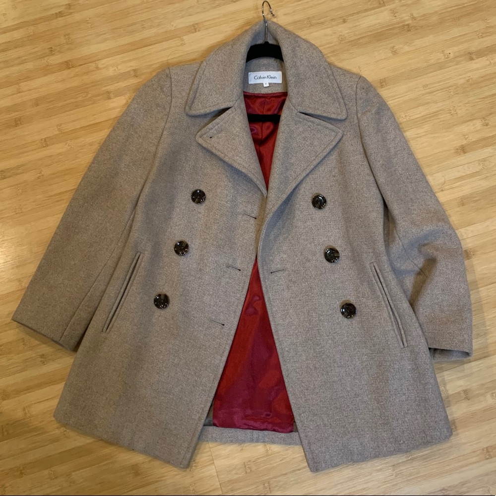 Calvin Klein coat oatmeal